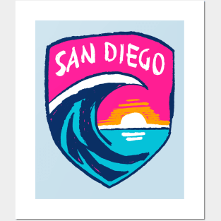 San Diego Waveeee FC 05 Posters and Art